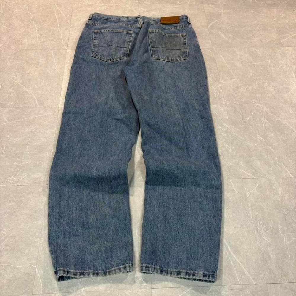 Y2K Baggy Nautica blue denim jeans Size 36" #denim